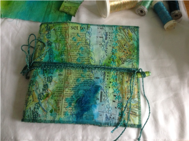 Paper Collage Book Cover