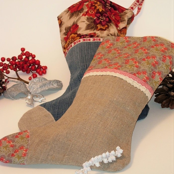 Christmas Stocking make this vintagestyle Christmas decoration