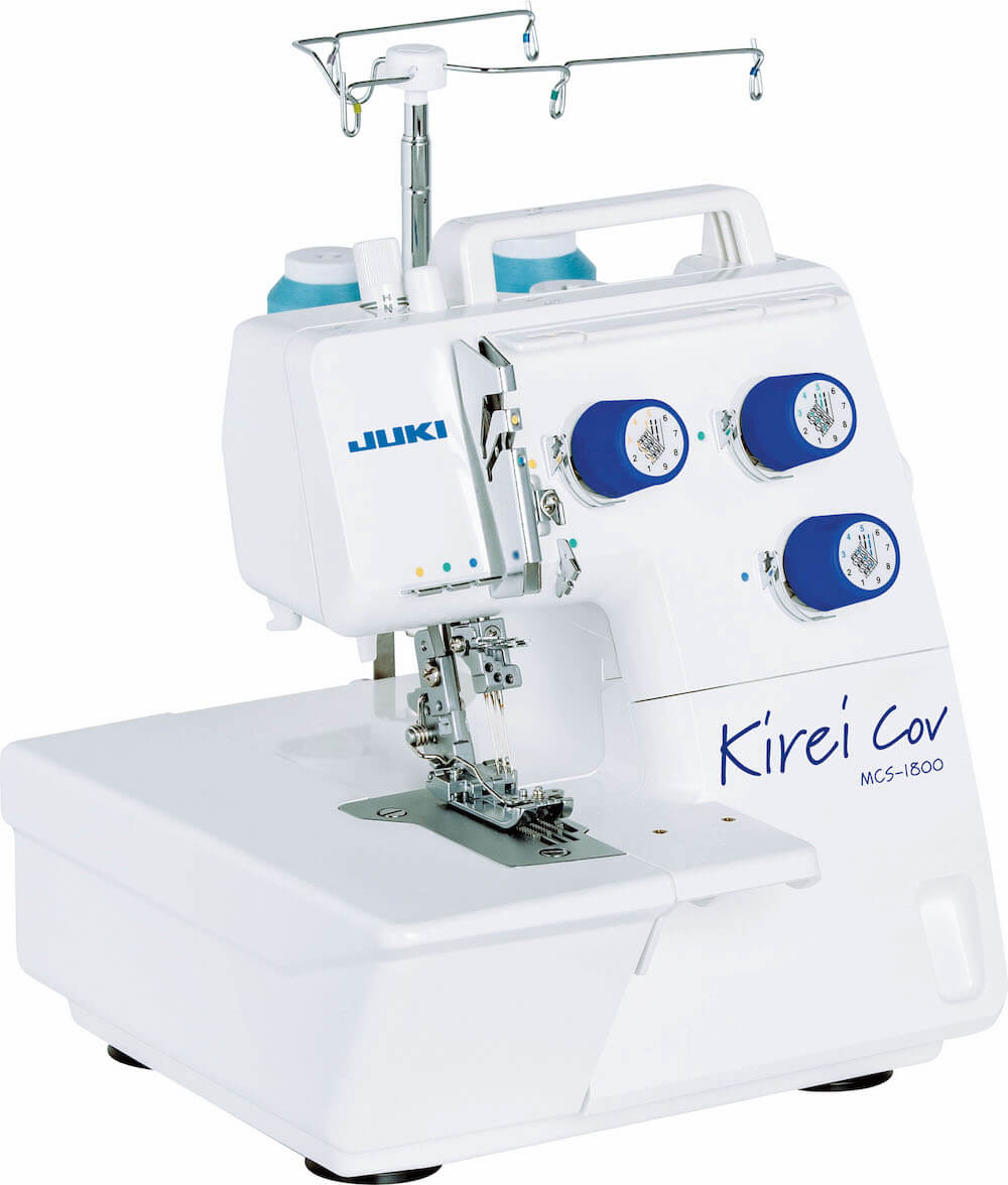 Juki MCS1800 coverstitch - 3-needle coverlocker and chainstitch sewing machine