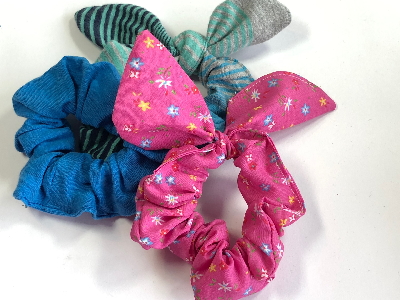 Kids hair scrunchies discount