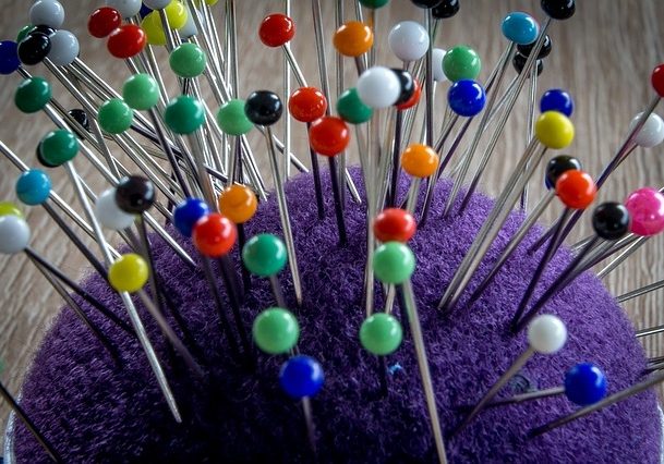 Pincushion - sewing machine confidence Sewing Machine confidence - image shows a pin cushion